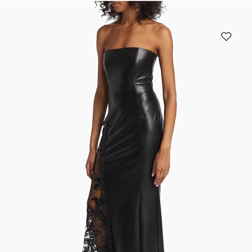 Retha strapless dress vegan gown